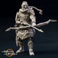 Product photo Tabletop 28mm The Printing Goes Ever On (TPGEO) 0: Death of a Hero: Human Warrior after Battle with a Squad of Half-Orcs