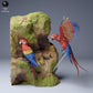 Product photo animal figure Animal Den Miniatures 2: Jungle animal figure: Scarlet Macaws (24_04_09)