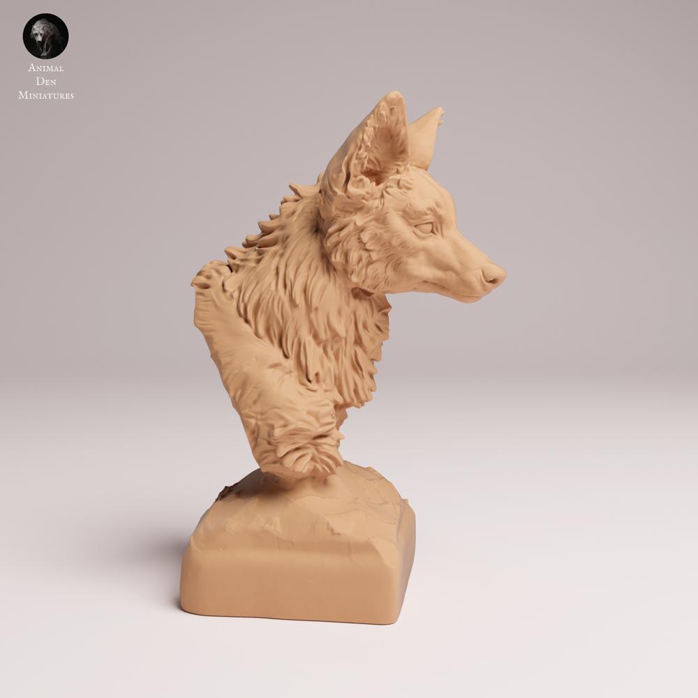 Product photo Tabletop 28mm Lord of the Print (LotP) 1: Wild Animal Figure: Mane Wolf - Beast (25_12_05)