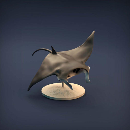 Product photo animal figure Animal Den Miniatures 0: Marine animal figure: Manta ray (21_12_02)