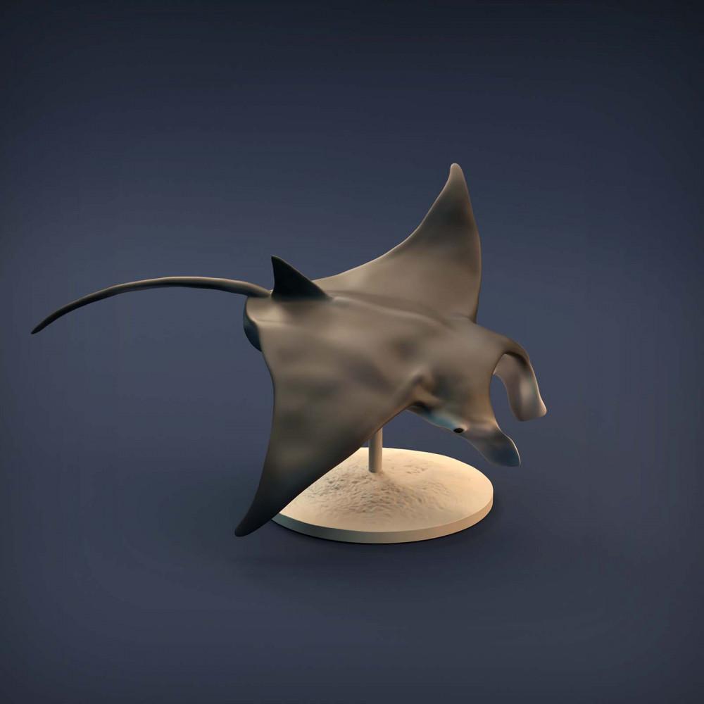 Produktfoto Tierfigur Animal Den Miniatures 1: Meerestier Tierfigur: Mantarochen (21_12_02)