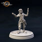 Product photo Tabletop 28mm The Printing Goes Ever On (TPGEO) 0: 9 Heroes in Wanderer Pose: Companions of Humans, Elves, Dwarves, and Halflings - Wanderer