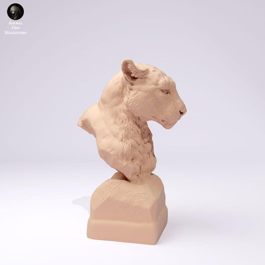 Product photo 0: Wildlife animal figure: Puma - Bust (25_01_10)