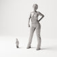 MyPortal Studios set 02, model 60: beside a human figure at 1:35 scale