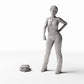 MyPortal Studios set 41, model 84: beside a human figure at 1:35 scale