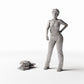 MyPortal Studios set 41, model 85: beside a human figure at 1:35 scale