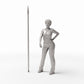 MyPortal Studios set 56, model 1457: beside a human figure at 1:35 scale
