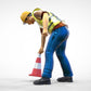 Product photo 0: Track marshal or worker: Securing with pylons