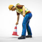 Product photo 0: Track marshal or worker: Securing with pylons