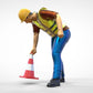 Product photo 0: Track marshal or worker: Securing with pylons