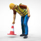 Product photo 0: Track marshal or worker: Securing with pylons