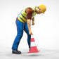 Product photo 0: Track marshal or worker: Securing with pylons