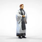 Produktfoto Diorama und Modellbau Miniatur Figur: Geistlicher: Pfarrer / Priester in Messe