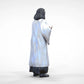 Product photo diorama and model building miniature figure: Clergy: Pastor / Priestess with Bible in service