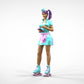 Product photo 0: Waitress on roller skates 3: Taking an order