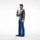 Product photo diorama and model building miniature figure: Reporter Team - Reporter with microphone