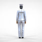 Product photo 0: Female sailor: Seafarer in uniform standing in position