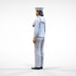 Product photo 0: Female sailor: Seafarer in uniform standing in position