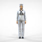 Product photo 0: Female sailor: Seafarer in uniform standing in position