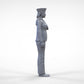 Product photo 0: Female sailor: Seafarer in uniform standing in position