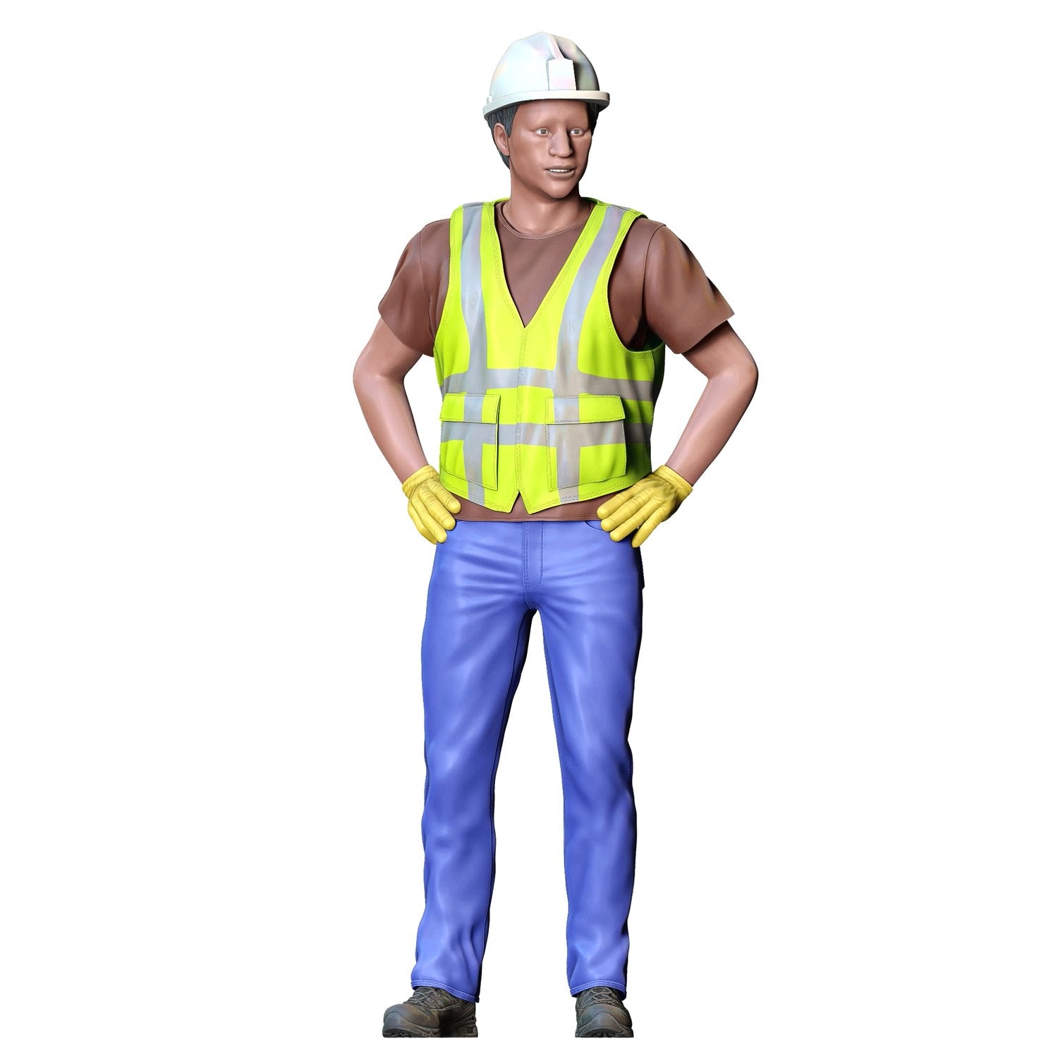 Product photo 0: Construction worker with helmet