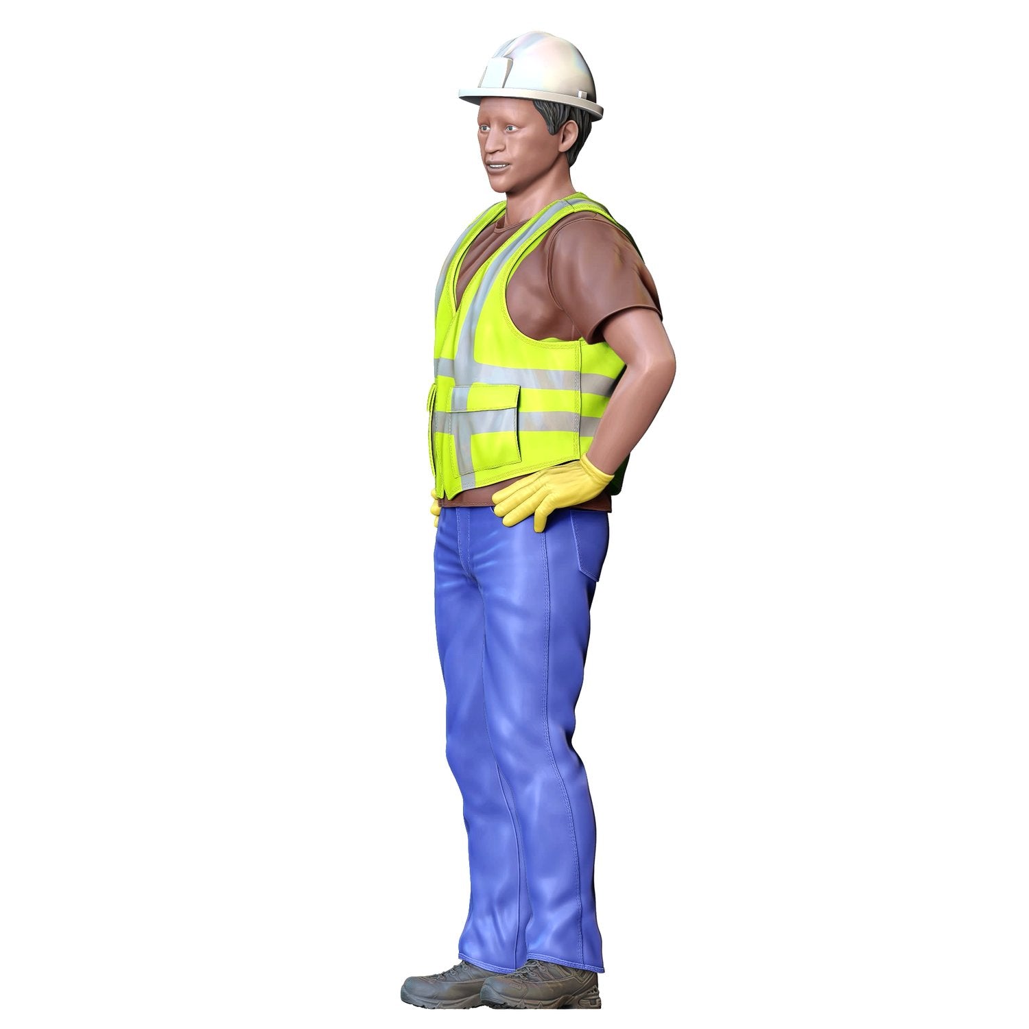 Product photo 0: Construction worker with helmet
