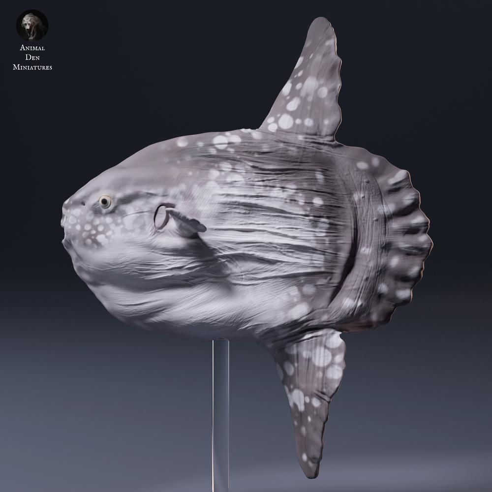 Product photo of animal figure Animal Den Miniatures 6: Sea animal figure: ocean sunfish (26_09_06)