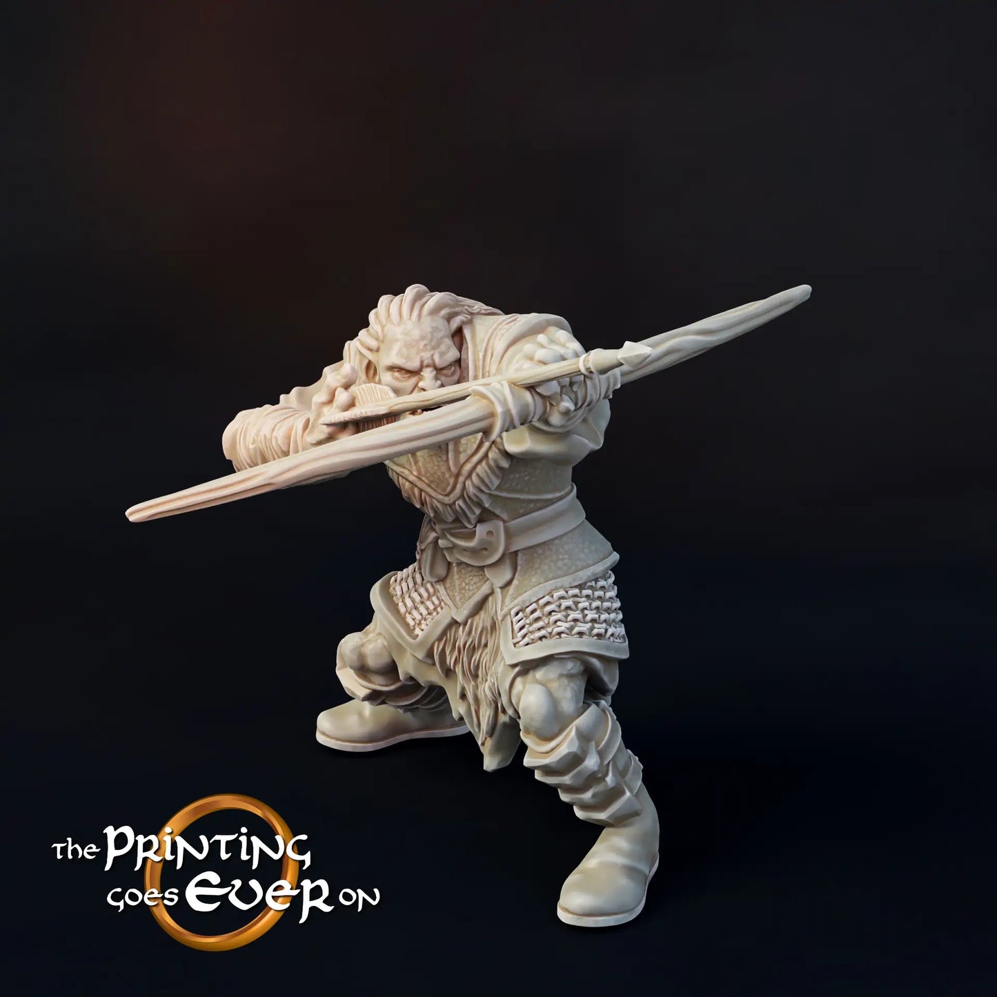 Product photo Tabletop 28mm The Printing Goes Ever On (TPGEO) 0: Orc Warrior: Assault Squad / Foot Troop of Evil