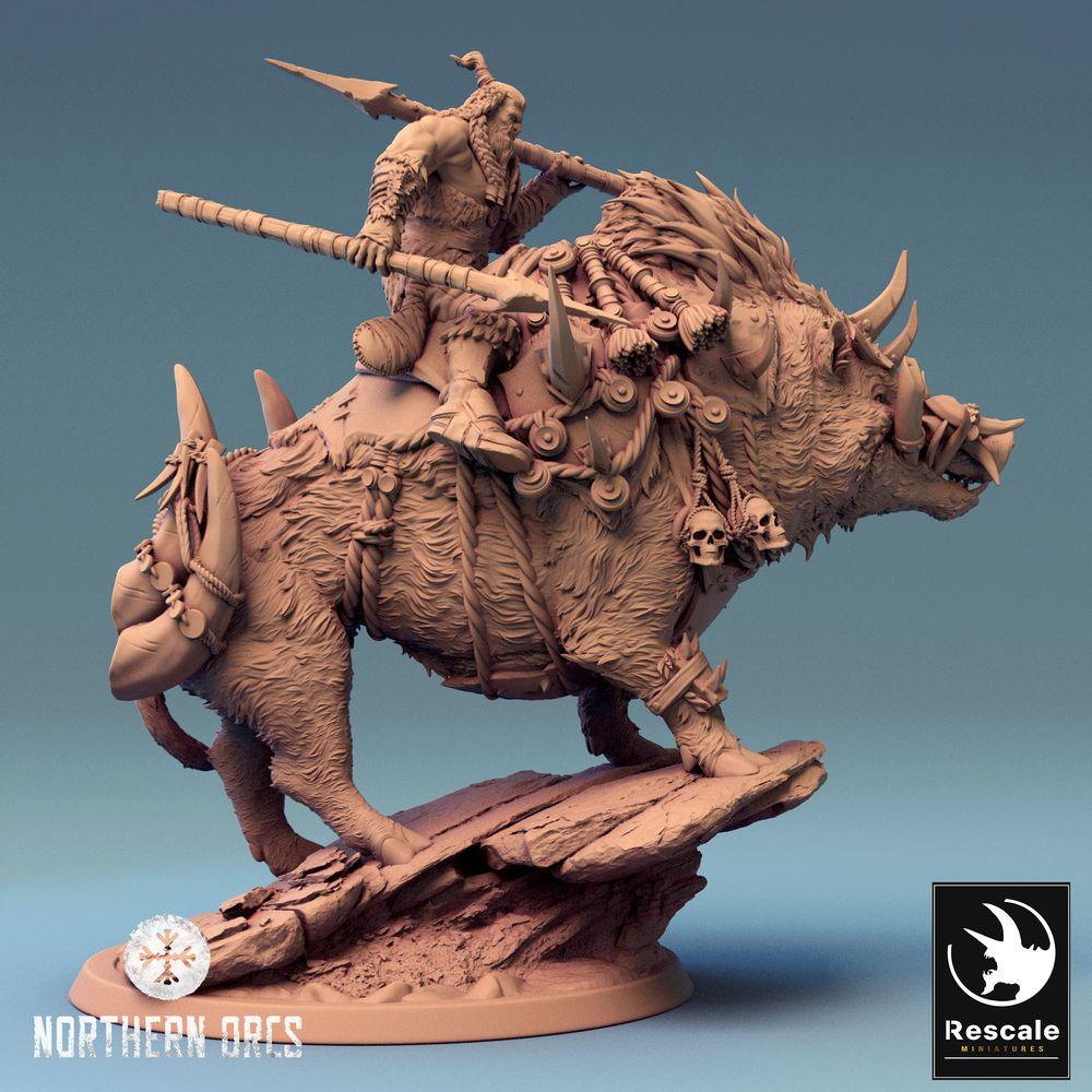 Product photo Tabletop 28mm Lord of the Print (LotP) 0: R boar rock (24_04_R)