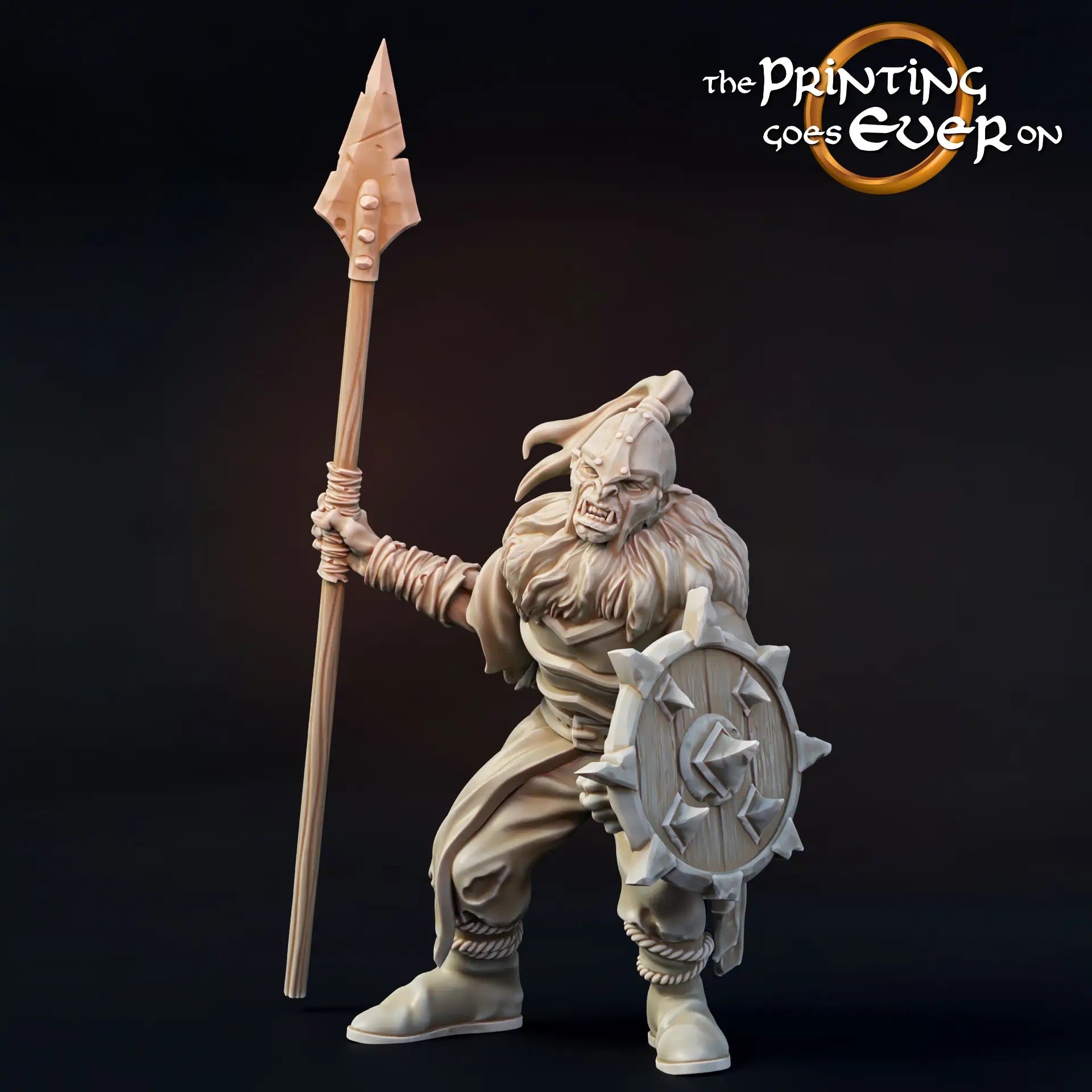 Product photo Tabletop 28mm The Printing Goes Ever On (TPGEO) 0: Orc Warrior: Assault Squad / Foot Troop of Evil