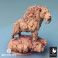 Product photo Tabletop 28mm Lord of the Print (LotP) 0: Tabletop miniature: Saber-toothed tiger frost beast, alpha predator, boss monster, war beast mount (24_04_C1)