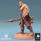 Product photo Tabletop 28mm Lord of the Print (LotP) 0: Tabletop miniature: Orc warrior and spear carrier, polearm fighter, Orc soldier with polearm (24_04_K1)