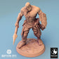 Product photo Tabletop 28mm Lord of the Print (LotP) 0: Tabletop miniature: Orc warrior and spear carrier, polearm fighter, Orc soldier with polearm (24_04_K1)