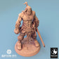 Product photo Tabletop 28mm Lord of the Print (LotP) 0: Tabletop miniature: Orc Berserker with Warhammer - Tribal Warrior, Warlord (24_04_J4)