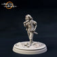 Product photo Tabletop 28mm The Printing Goes Ever On (TPGEO) 0: 9 Heroes in Wanderer Pose: Companions of Humans, Elves, Dwarves, and Halflings - Wanderer
