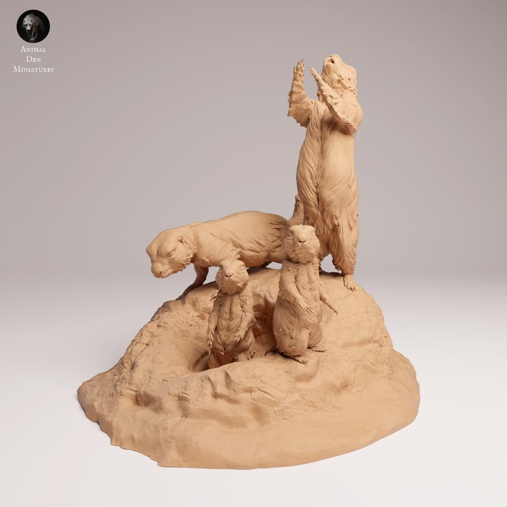 Product photo 2: Wildlife animal figure: Prairie Dogs (25_09_02)