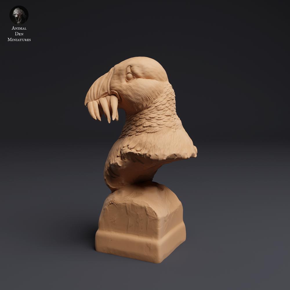 Product photo 1: Seabird animal figure: Atlantic puffin - Bust (25_04_06)