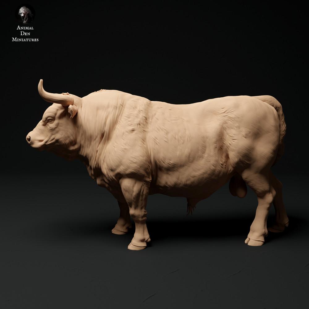 Produktfoto Tierfigur Animal Den Miniatures 0: Bauernhof Tierfigur: Roter Devon-Bulle (24_01_62)