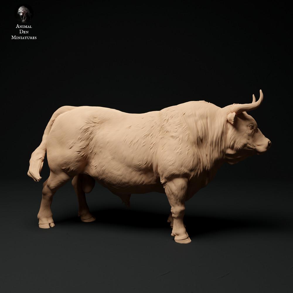 Produktfoto Tierfigur Animal Den Miniatures 1: Bauernhof Tierfigur: Roter Devon-Bulle (24_01_62)