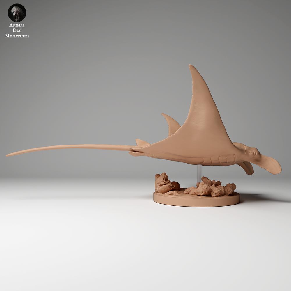 Product photo animal figure Animal Den Miniatures 0: Ocean animal figure: Reef Manta (24_06_01)