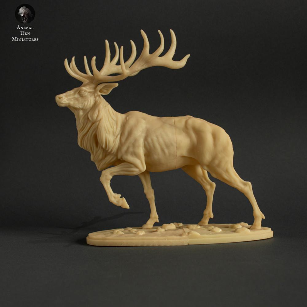 Product photo animal figure Animal Den Miniatures 2: Wild animal figure: Wapiti deer (22_02_02)