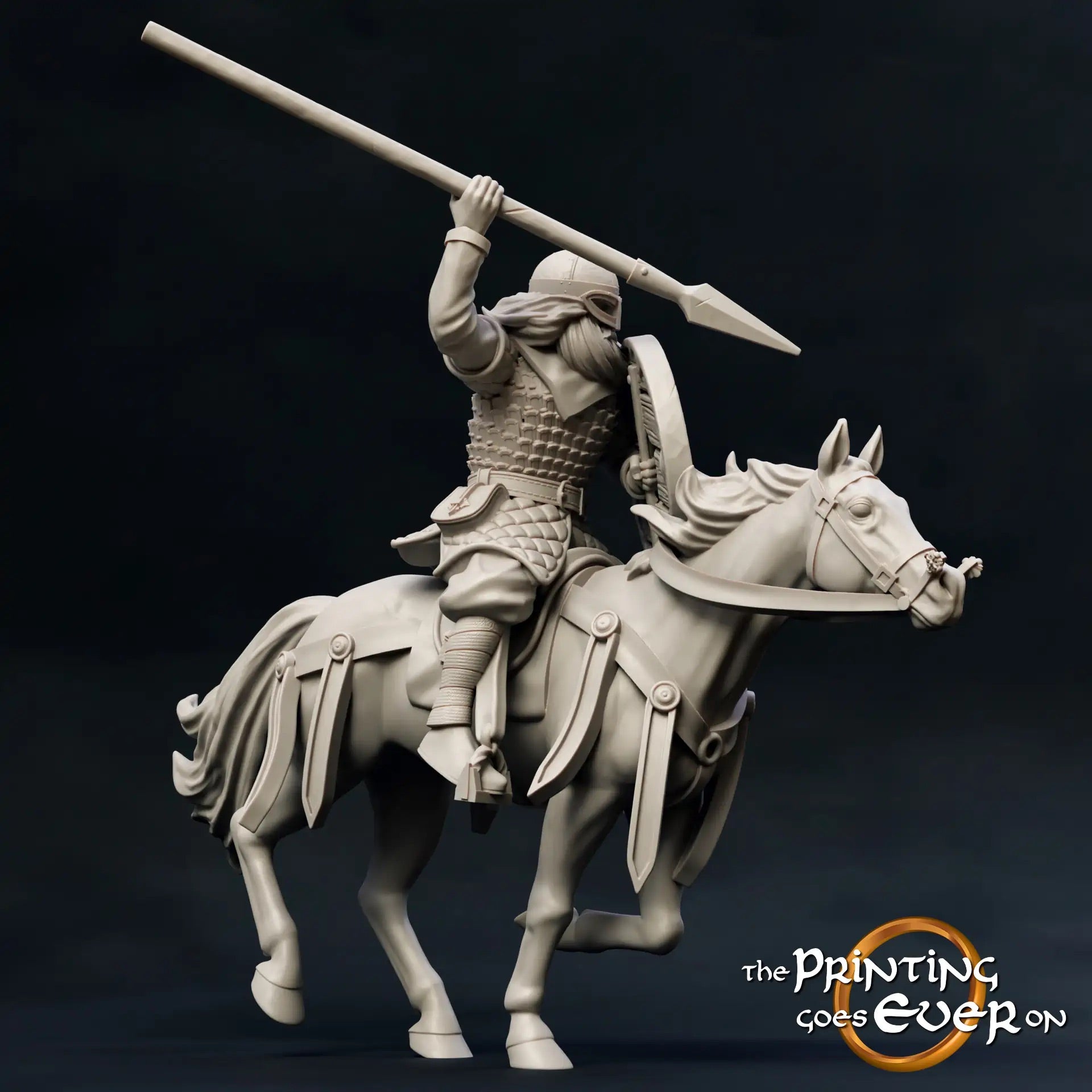Product photo Tabletop 28mm The Printing Goes Ever On (TPGEO) 0: Riders of the Mark: Medieval knights and mounted horse lords