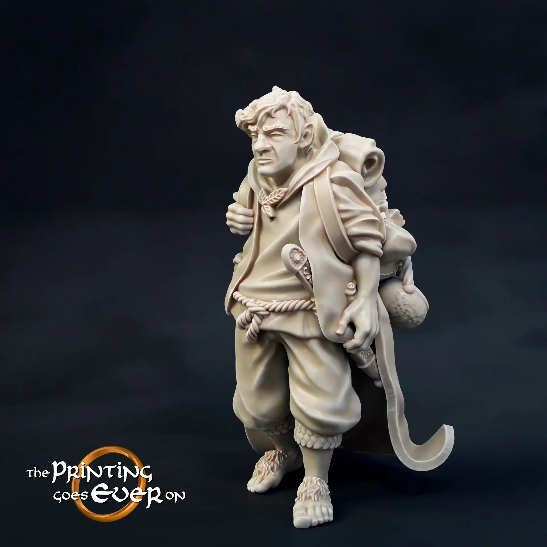 Product photo Tabletop 28mm The Printing Goes Ever On (TPGEO) 0: Halflings on a Dangerous Journey: Stealthy Wanderers in the Wilderness