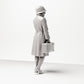 Diorama model building product photo 3: Standing figure: Traveling woman at the platform, late 1920s, coat, hat, small suitcase (sc04)