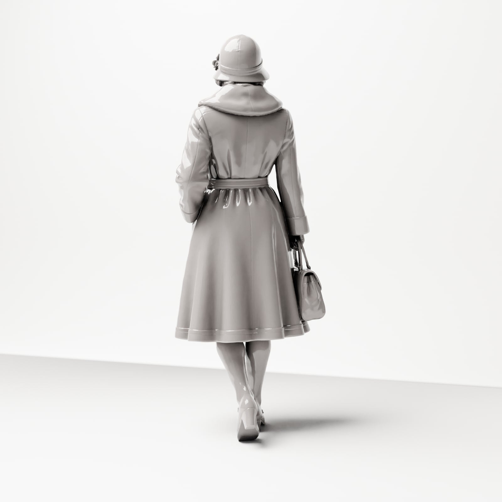 Diorama model building product photo 2: Historical diorama figure: Mother with child at the platform (1920s-1930s) (sc05)