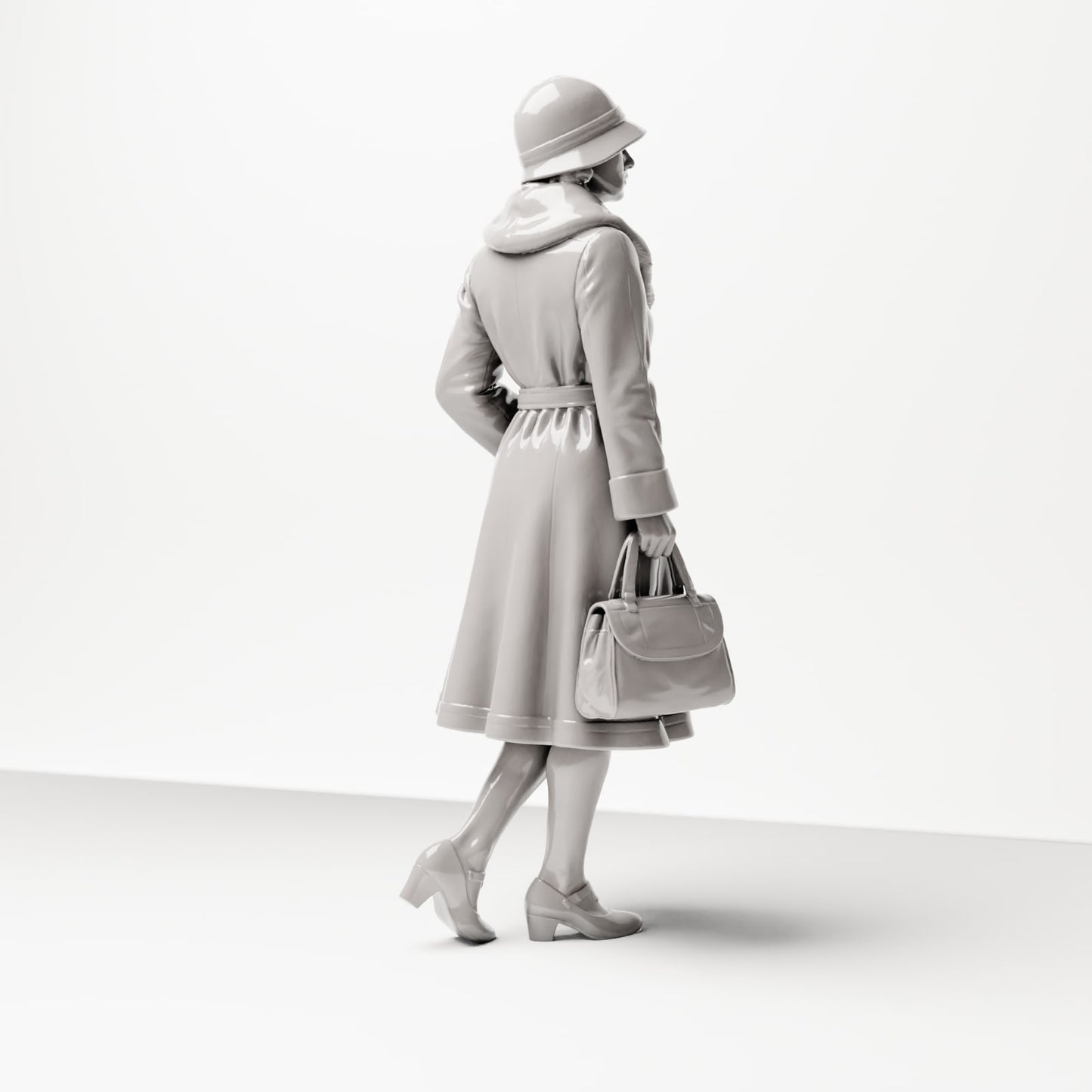 Diorama model building product photo 3: Historical diorama figure: Mother with child at the platform (1920s-1930s) (sc05)