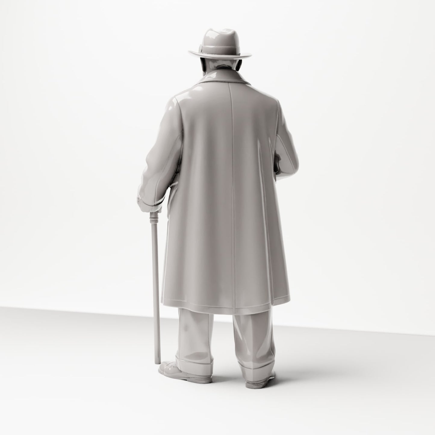 Diorama model building product photo 2: Historical diorama figure: Elderly man with newspaper and walking stick (1920s-1930s) (sc06)