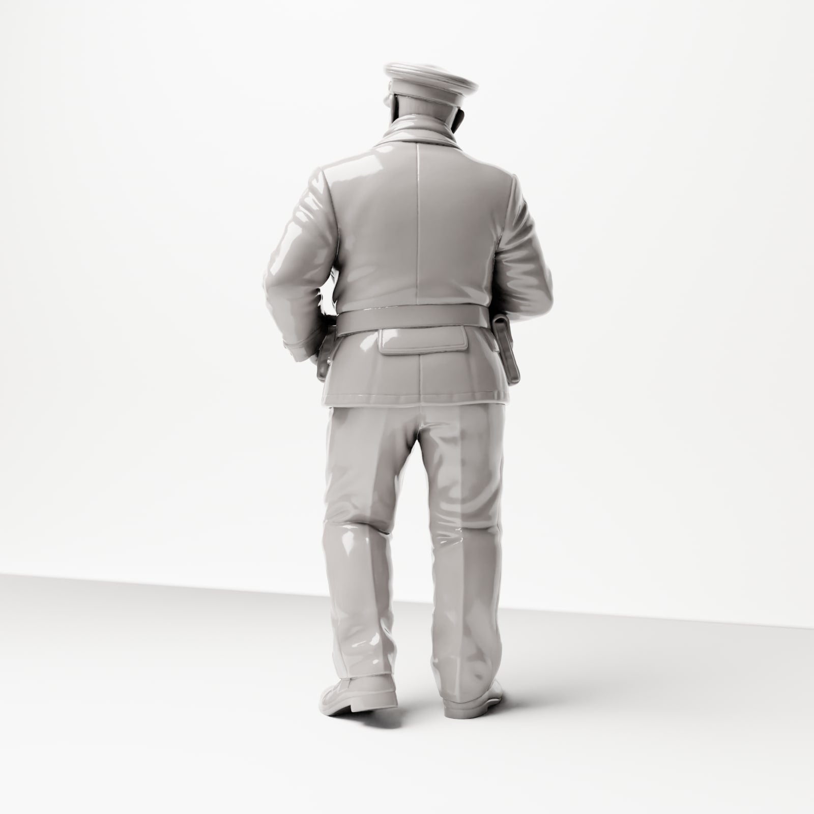 Diorama model building product photo 2: Historical diorama figure: Conductor / Ticket inspector with hole punch, 1920s-1930s (sc09)