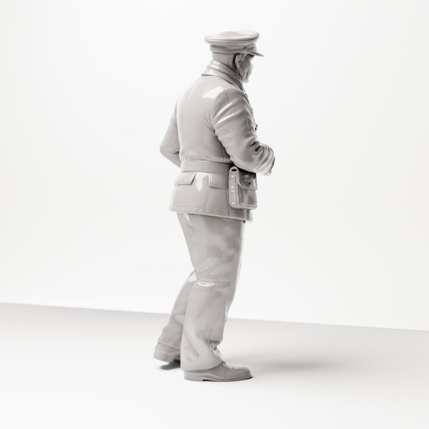 Diorama model building product photo 3: Historical diorama figure: Conductor / Ticket inspector with hole punch, 1920s-1930s (sc09)
