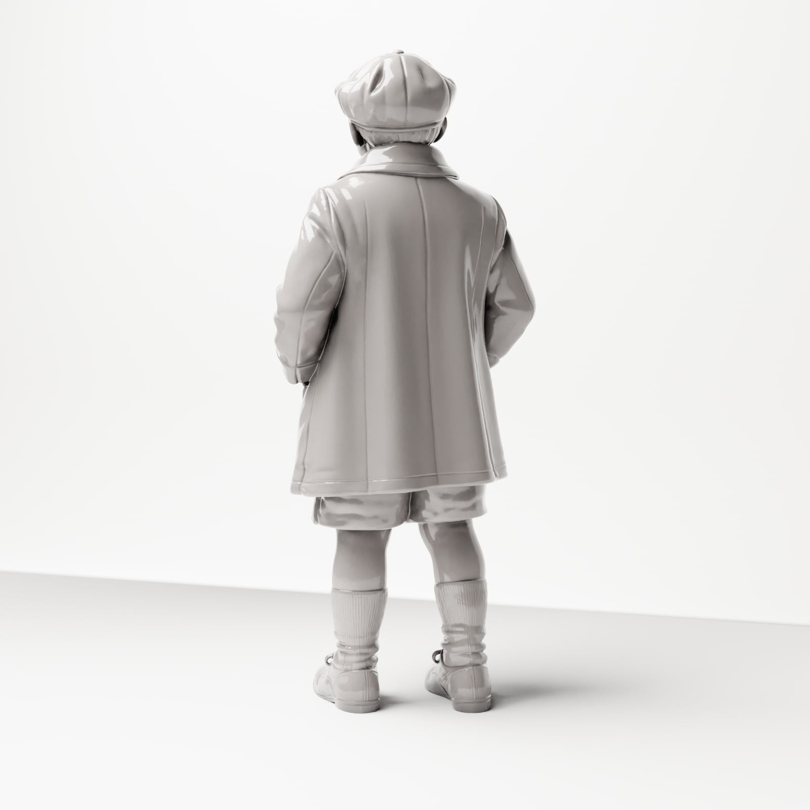 Diorama model building product photo 2: Historical diorama figure: Young attendant with cap and coat, late 1920s (sc10)